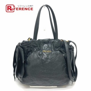 PRADA プラダ BP0166 リボンモチーフ ショルダーバッグ☆美品 seven