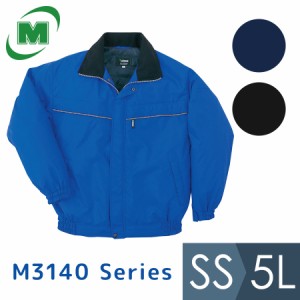 ミドリ安全 作業服 軽量防風防寒ブルゾン M3140シリーズ 3カラー SS〜5L