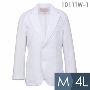 フォーク FOLK 医師看護師ユニフォーム メンズ ドクタージャケット (シングル) 1011TW-1 ホワイト M〜4L