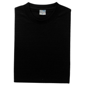 小倉屋 長袖Tシャツ（胸ポケット無）K9009 80 ブラック ユニフォーム 作業着 男性 女性 ワークウェア