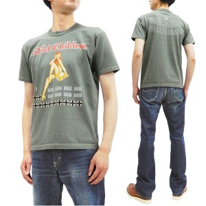 トイズマッコイ Tシャツ TMC2140 TOYS McCOY Wild Children メンズ ミリタリー 半袖tee グリーン 新品