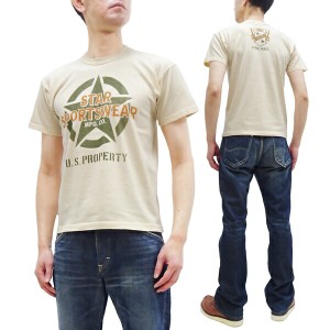 トイズマッコイ Tシャツ TMC2324 Toys McCoy Star Sportwear Mfg. Co. メンズ ミリタリー 半袖tee 040ナチュラル 新品