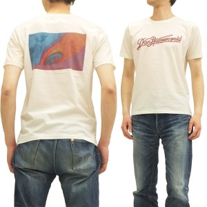 John Van Hamersveld Tシャツ サーフ パイプライン ジョン・ヴァン・ハマーズベルド メンズ 半袖tee 742710 オフ白 新品