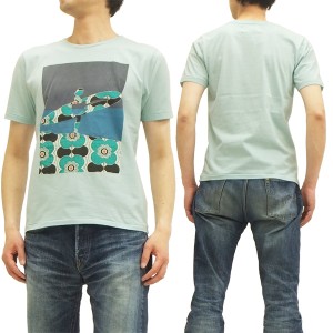 John Van Hamersveld Tシャツ エンドレスサマー ジョン・ヴァン・ハマーズベルド メンズ 半袖tee 742703 サックス 新品