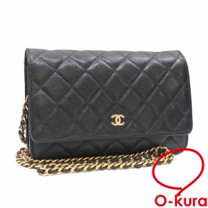 シャネル チェーン ウォレット キャビア スキンの通販|au PAY マーケット 激安を販売 CHANEL ♡ キャビアスキン チェーン付きウォレット 折り財布