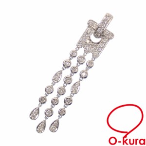 K18WG ダイヤモンドペンダントネックレス【USED】 ネックレス アクセサリー レディース 格安ショップ