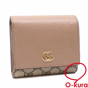 GUCCI コンチネンタルウォレット 410100 GGスプリーム ベージュ レッド