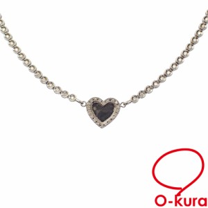 中古 ダイヤモンド テニス ネックレス レディース K18WG 0.20ct/2.00ct 24.9g 750 18金 ホワイトゴールド