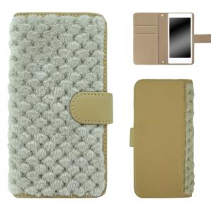 iPhone8 Plus ケース スマホケース 手帳 型 手帳型 オーダー もこもこケース 手帳ケース ふわふわ もふもふ