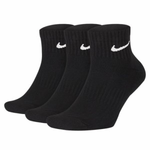 ナイキ NIKE コットン クッション クォーター ソックス 3足セット SX7667-010