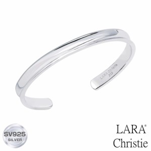 ララクリスティー バングル レディース シンプル デザイン WHITE Label b14012-w LARA Christie  レディース プレゼント ホワイトデー ギ