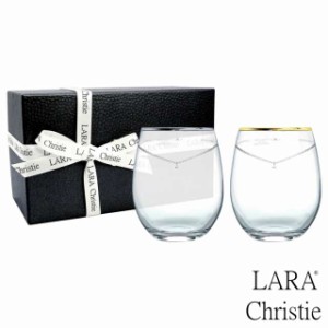 ララクリスティー ペア グラス プラチナ ペアグラス ギフト ブランド タンブラー セット lh-84-0001p ペア カップル LARA Christie