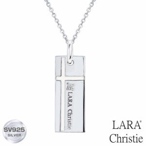 ララクリスティー ネックレス レディース ノーブル クロス WHITE Label p3051-w LARA Christie レディース プレゼント