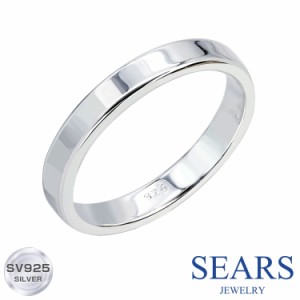 シアーズ リング 指輪 メンズ レディース ユニセックス ペア 平打ち シルバー925 シルバーリング アクセサリー ブランド Sears