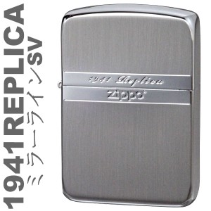 ジッポー  zippo ジッポ ジッポーライター 1941レプリカジッポー ミラーライン シルバー ZIPPO送料無料 ヤマトメール便対応 