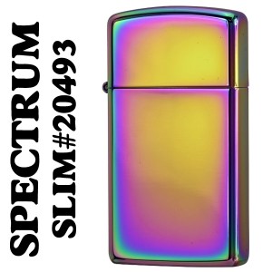 zippo ジッポ ジッポーライター スペクトラムジッポースリム ZIPPO#20493  ヤマトメール便なら送料無料  