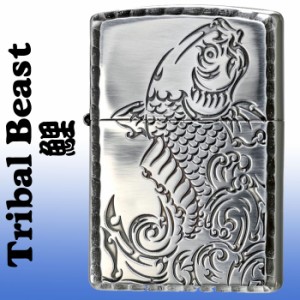 zippo ジッポーライター Tribal Beast トライバルビースト シルバー 銀 いぶし TBS コイ 鯉 ヤマトメール便対応 