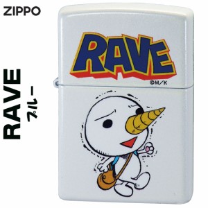 父の日：zippo ジッポーライター   RAVE  レイヴ  プルー Hiro Mashima  ホワイトパール塗装・インクJET フルカラー 送料無料