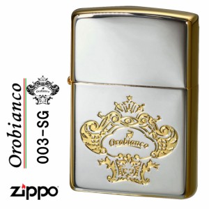 zippo ジッポーライター オロビアンコ エッチング　ロゴ　シルバー＆ゴールド　ORZ-003-SG  送料無料 ヤマトメール便対応 