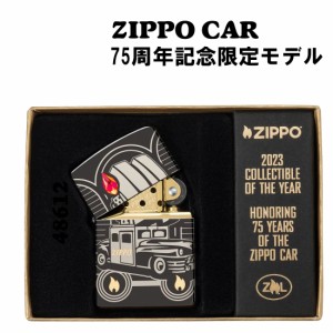 父の日：zippo アーマー　ZIPPO CAR 75周年記念モデル ハイポリッシュブラック アジア限定 シリアルナンバー入り #48692 送料無料