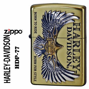 zippo ハーレーダビッドソン　BSイブシ　銀イブシ＋ゴールドコンビメタル貼り　2022モデル HDP-77  送料無料  ヤマトメール便対応 