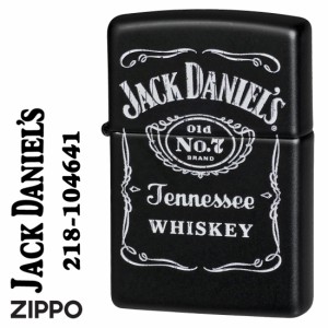 父の日：zippo ジッポー  Jack Daniels Black　ジャックダニエル　ブラックマット 2023モデル Z218-104641  送料無料 ヤマトメール便対応