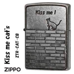 zippo ジッポーライター  猫　トリックギア　クローム古美バレル ZTR-CAT-CB  ユニーク　ギフト 送料無料   ヤマトメール便対応 