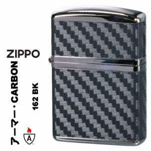 zippo アーマー　カーボンシリーズ　黒ニッケル　エッチング　162BK-CARBON　4面カーボンシート貼り　送料無料  ヤマトメール便対応 