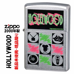 父の日：zippo ライター蔵出し 希少 レア 2000年製 1点限り  映画 ハリウッド アイコン サテンクローム #205HW100　送料無料  ヤマトメー