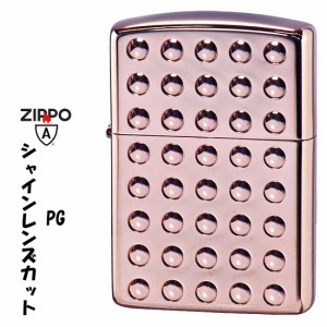 zippo ジッポーライター アーマー　Armor　シャインレンズカット　ピンクゴールド　SHINLENS-PG  送料無料  ヤマトメール便対応 