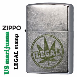 zippo ジッポー マリファナ　LEGAL stamp　リーガルスタンプ　2024年　USモデル ストリートクローム Z207-112478 ヤマトメール便対応