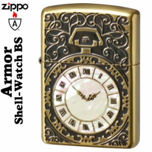 zippo アーマー  ジッポーライター  アーマー・シェルウォッチInlay  貝貼り   BS 両面加   送料無料   ヤマトメール便対応 