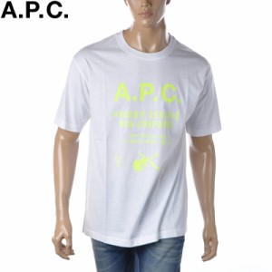 アーペーセー A.P.C. クルーネックTシャツ 半袖 メンズ ブランド COETL-H26057 ホワイト