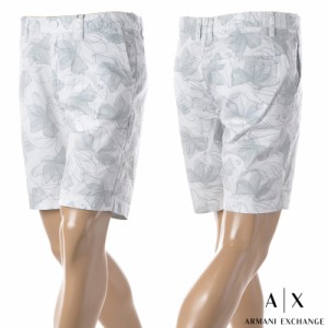 アルマーニエクスチェンジ A|X ARMANI EXCHANGE チノショートパンツ メンズ 3LZS01 ZN24Z ホワイト