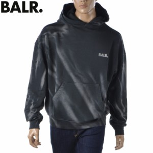 ボーラー BALR. プルオーバーパーカー メンズ ブランド スウェット B1261.1060 JOEY BOX WASHED HOODIE ブラック