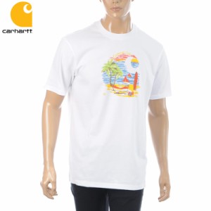 カーハート Carhartt WIP Tシャツ 半袖 クルーネック メンズ S/S BEACH C T-SHIRT I029020 ホワイト