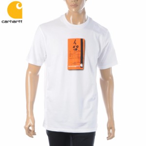 カーハート Carhartt WIP Tシャツ 半袖 クルーネック メンズ S/S INTERCEPTION T-SHIRT I029061 ホワイト