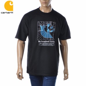 カーハート Carhartt クルーネックTシャツ 半袖 メンズ ブランド LIVING I030180 ブラック