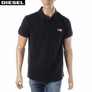 ディーゼル DIESEL ポロシャツ メンズ T-WEET-SPLIT A00418-0BAWH ブラック