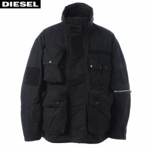 ディーゼル DIESEL ミリタリージャケット メンズ アウター J-BUMS A02668-0PBAZ ブラック