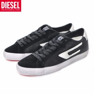 ディーゼル DIESEL レザースニーカー メンズ ローカット S-LEROJI LOW Y02741 PR663 ブラック