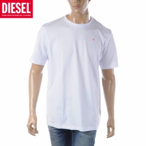 ディーゼル DIESEL Tシャツ メンズ ブランド T-JUST-MICRODIV A06418-0HFAX ホワイト