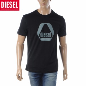 ディーゼル DIESEL Tシャツ メンズ T-DIEGOR-G10 A09674-0CATM ブラック