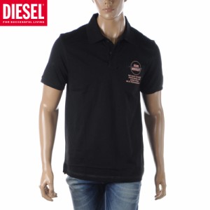 ディーゼル DIESEL ポロシャツ メンズ ブランド T-SPOUCH A08563-0CJAC ブラック