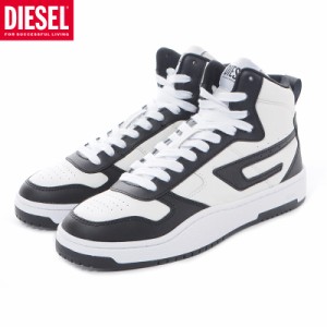 ディーゼル DIESEL スニーカー メンズ ブランド ハイカット S-UKIYO V2 MID Y03205-P5576 ブラック 2023秋冬新作