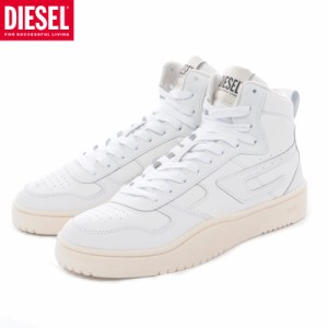 ディーゼル DIESEL スニーカー メンズ ブランド ハイカット S-UKIYO V2 MID Y03205-P5576 ホワイト 2023秋冬新作