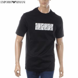 エンポリオアルマーニ EMPORIO ARMANI クルーネックTシャツ 半袖 メンズ 3G1TM5 1JTUZ ブラック