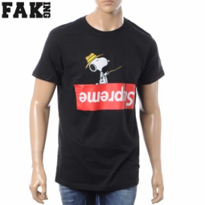 フェイキング FAKING クルーネックTシャツ 半袖 メンズ FAK002 ブラック