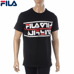 フィラ FILA URBAN LINE クルーネックTシャツ メンズ 半袖 SALMAN 687474 ブラック