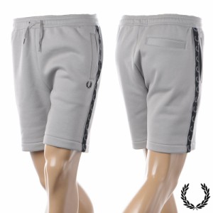 フレッドペリー FRED PERRY ショートパンツ メンズ スウェット ブランド S5507 Contrast Taped Short グレー